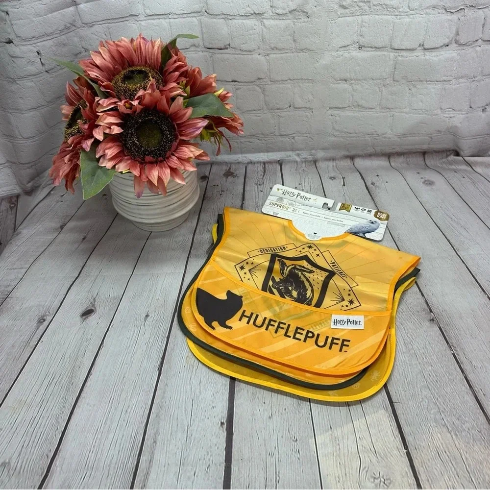 NWT Harry Potter super bib 3pk Bum kins Hufflepuff FANDOM kidcore